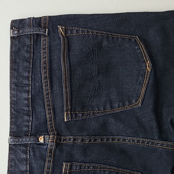 GAP 1969 Women's  Curvy Profile Dark Wash Blue Jeans Stretch Size 28/6 a/c - Picture 6 of 15